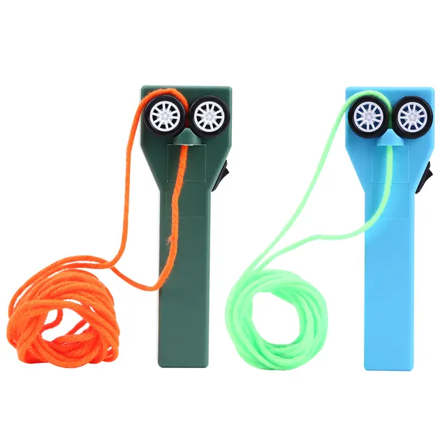 Hot ZipString Rope Launcher Propeller Toys Cute Cat String Controller Rope Flying Funny Party Electric Toy For Kids Xmas Gifts 2