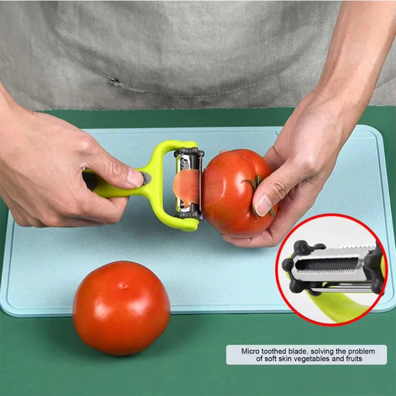 3 In 1 Rotary Peeler Fruit Vegetables Cabbage Graters Salad Carrot Potato Slicer The Ultimate Kitchen Tool