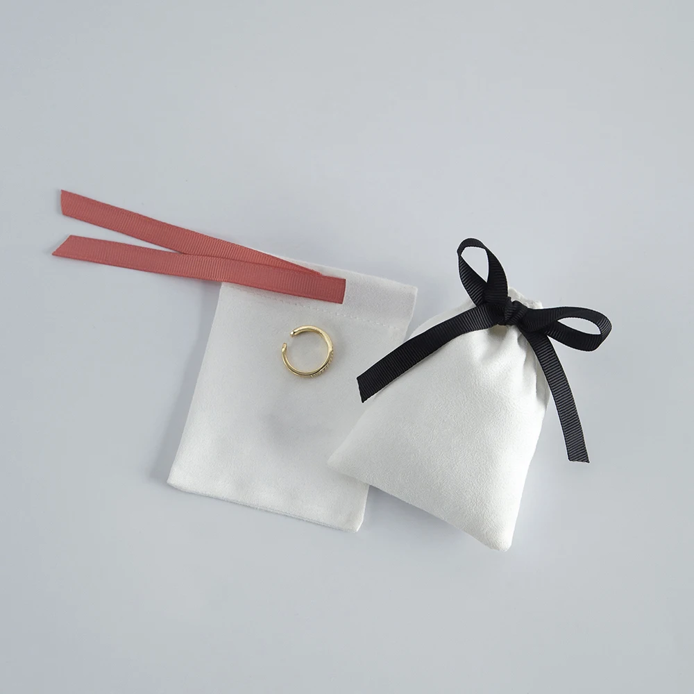 

100Pcs Drawstring Flannel Bag Bracelet Earrings Watch Mini Coin Purse Toiletry Organizer String Gift Bags Drawstring Gift Pouch