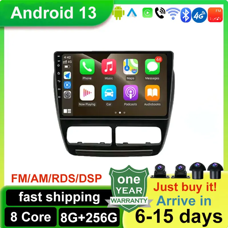 Android 13 Auto Radio Per Fiat Doblo 2010-2014 Car Multimedia Gps Track Carplay Dsp Ips 4G Wifi No Dvd