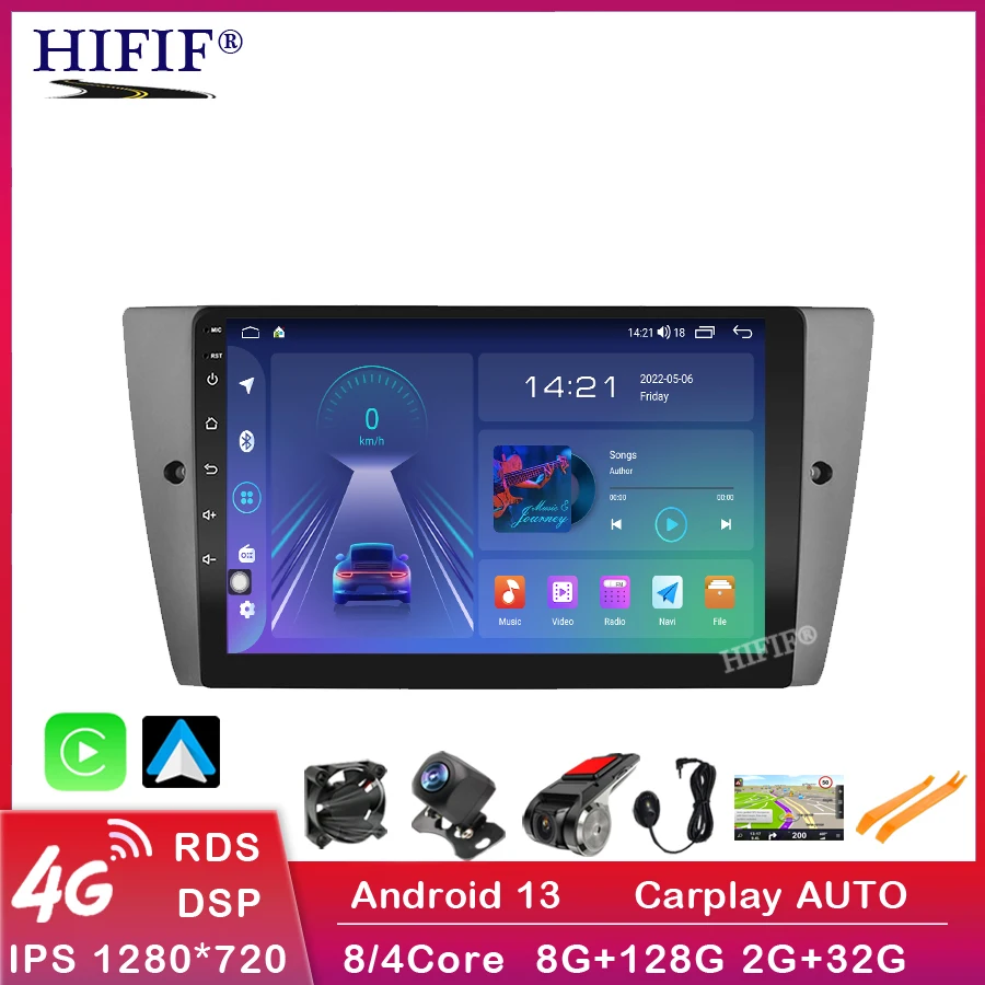 

Автомагнитола для BMW 3 серии E90 E91 E92 E93 2006-2012, 2 DIN, Android, мультимедийный видеоплеер, Android-навигация, GPS, Wi-Fi, головное устройство