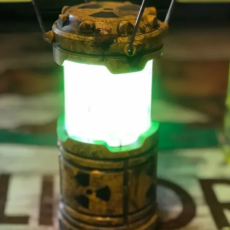 Nuclear Reactor Lantern Gift Mini Handheld Nuclear Reactor Lantern Toy Doomsday Reaction Push Simulation Illuminator