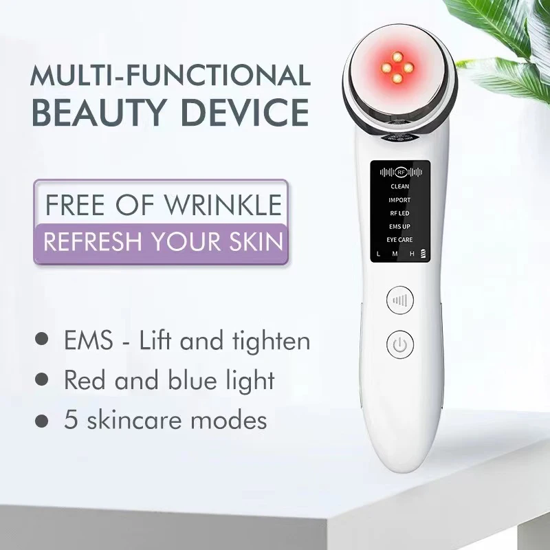 

Face Lifting Skin Tightening Device Facial Skin Rejuvenation EMS Microcurrent For Face Lift Massager Household Beauty Equipment