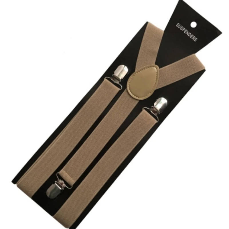 Elegant Elastic Leather Suspenders - Adjustable Straps