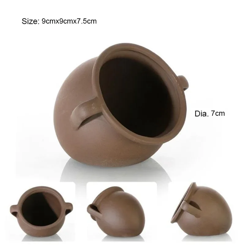 Ceramic Aquarium Decor: Fish & Shrimp Shelter Pottery House