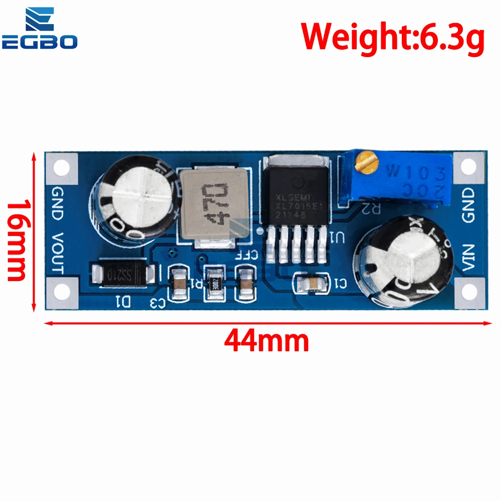 Modulo Convertitore DC-DC XL7015 Step-Down - Input 5V-80V, Output Regolabile 5V-20V - Foto 4