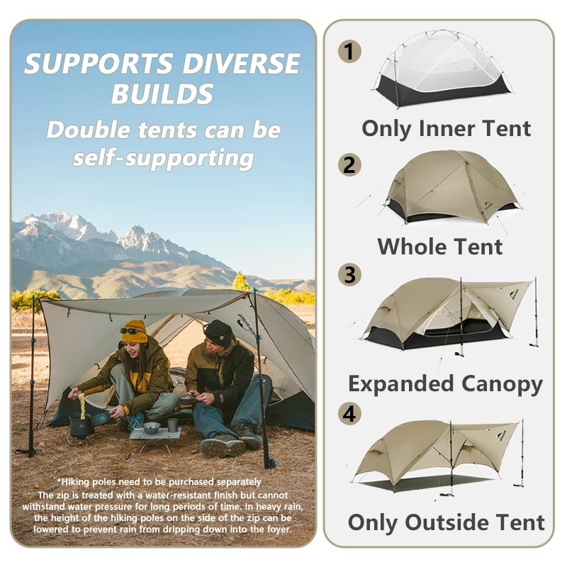 Waterproof Ultralight Backpacking Tent 2