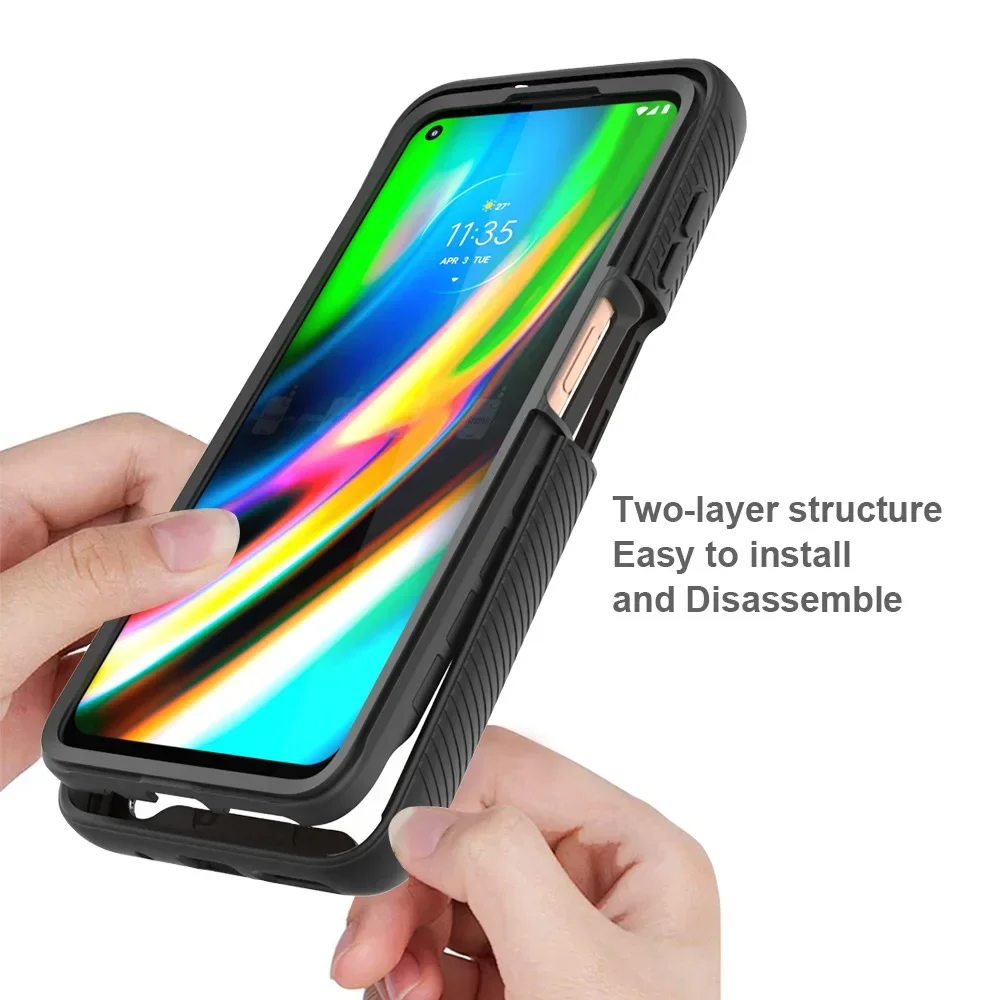 Durable Dual-Layer Rugged Hybrid Case with Shockproof Protection – Sky Series