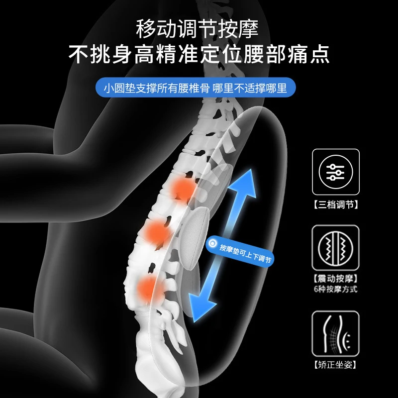 차량 헤드레스트 목베개 요추 지지 쿠션 인체공학적 등받이 패드 운전 허리 지지대 자동차 내부 휴품