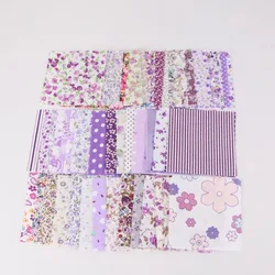 50 Piece Set of 10x10cm Square Cotton Fabric for Patchwork Quilting and DIY Crafts (Style 10)