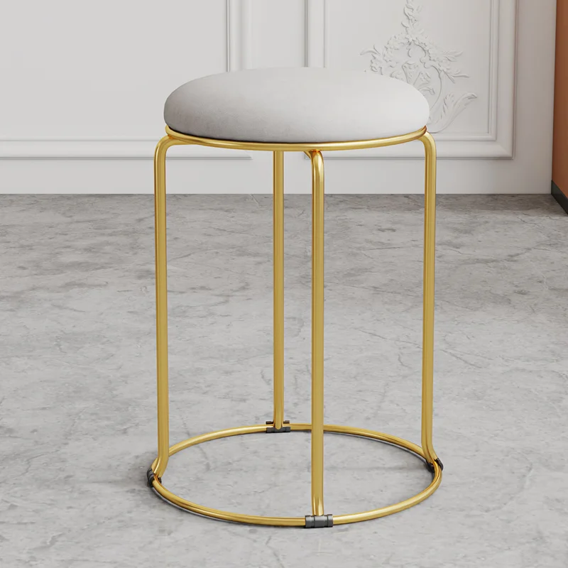 Sgabello Rotondo Moda Per Uso Domestico Bancone Da Bagno Portatile Tavolino Ergonomico Comò Vintage Sgabello Mobili Per Piccoli Spazi