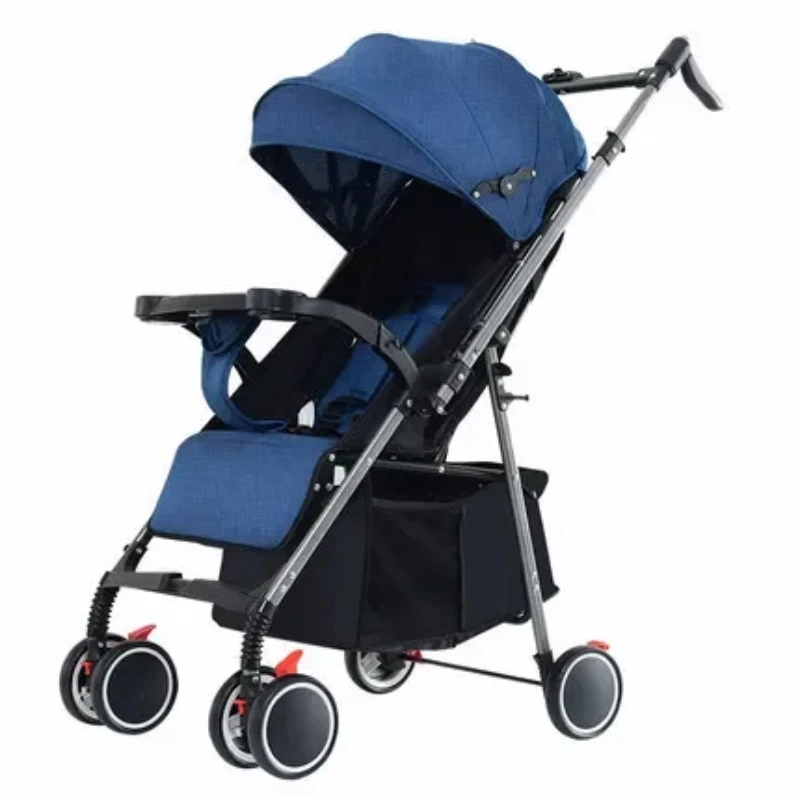 EG32 Ultra Lightweight Baby Stroller, Foldable Reclining Pushchair, Shock Absorbing Umbrella Pram, Travel Baby Carriage For Kid