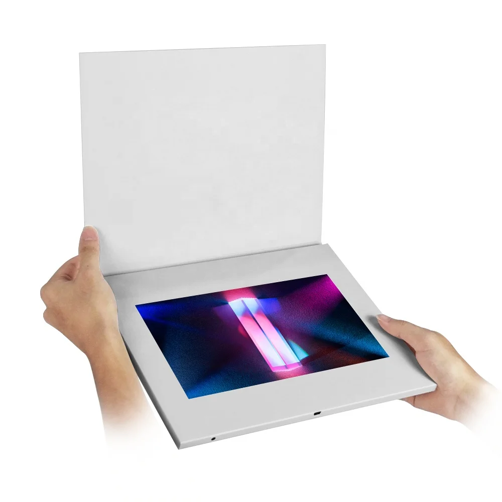 

Custom Printing Invitation LCD Brochure Digital Video Business Card For Advertising