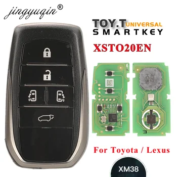 Keyforkess XSTO20EN XM38 Smart Keyless PCB FEN T.T 5 pulsanti guscio chiave per Toyota TOY-T Universal Smart Key Fit Lexus 4A 8A 4D