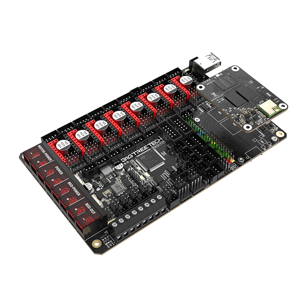 Bigtreetech-placa-mãe para Raspberry pi Manta M5p M8p 32 Bits Tmc2209 Cb1 Cm4 Klipper Ender Impressora 3d Voron Tela Hdmi5 - Imagem 5