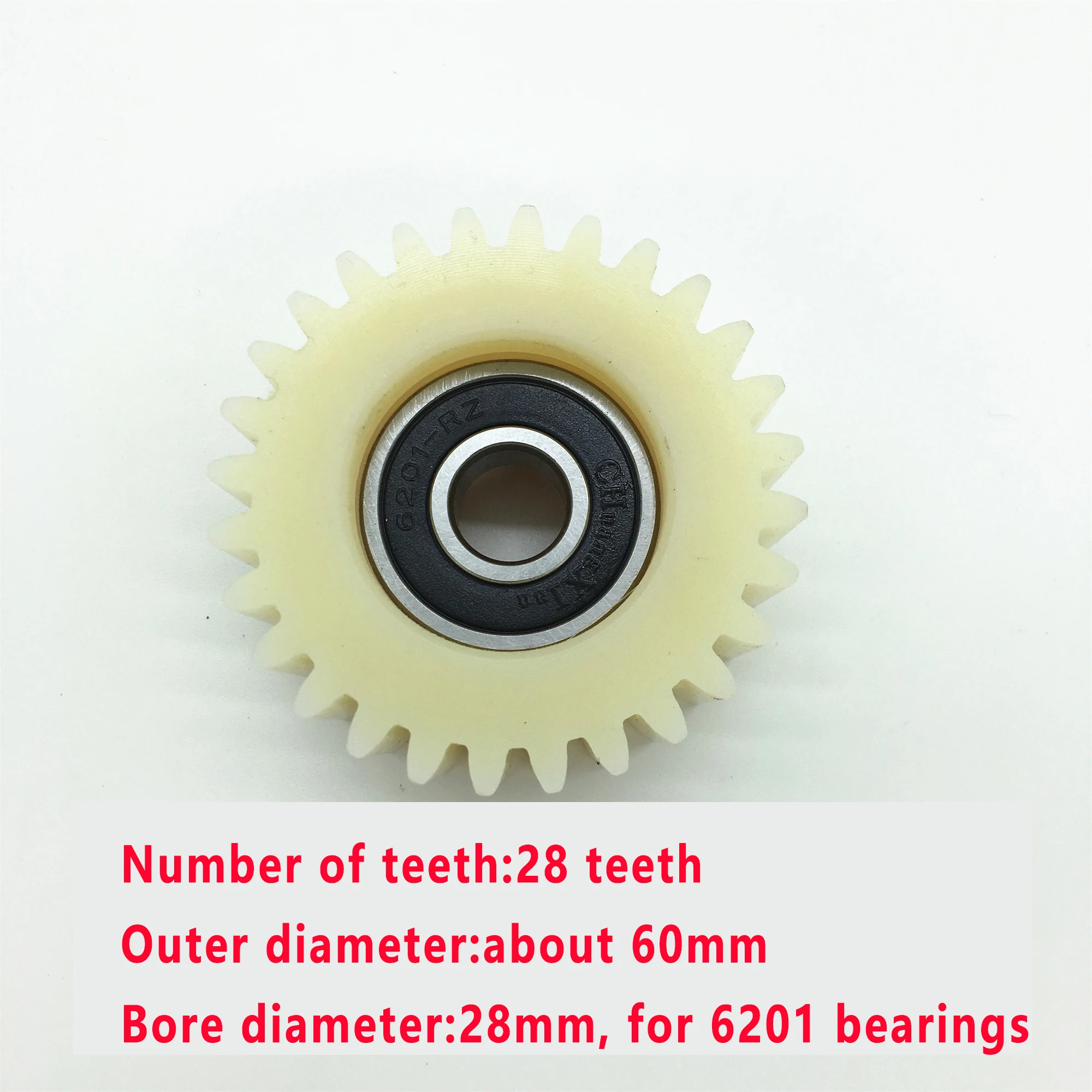 1pcs/lot 22T 28T Nylon Gear Permanent Magnet DC Brushless Center Motor BM1424ZXF1412O riginal Electric Vehicle Motor Gear