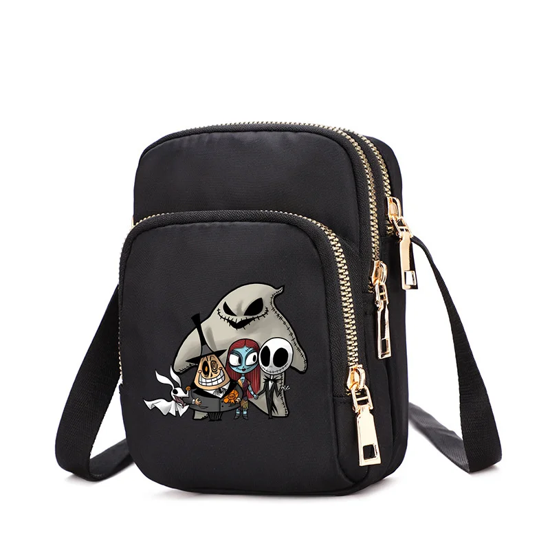 Disney The Nightmare Before Christmas Jack Sally Women's Shoulder Bag Handbag Casual Female Handbag Womens Crossbody Bag Anime 5
