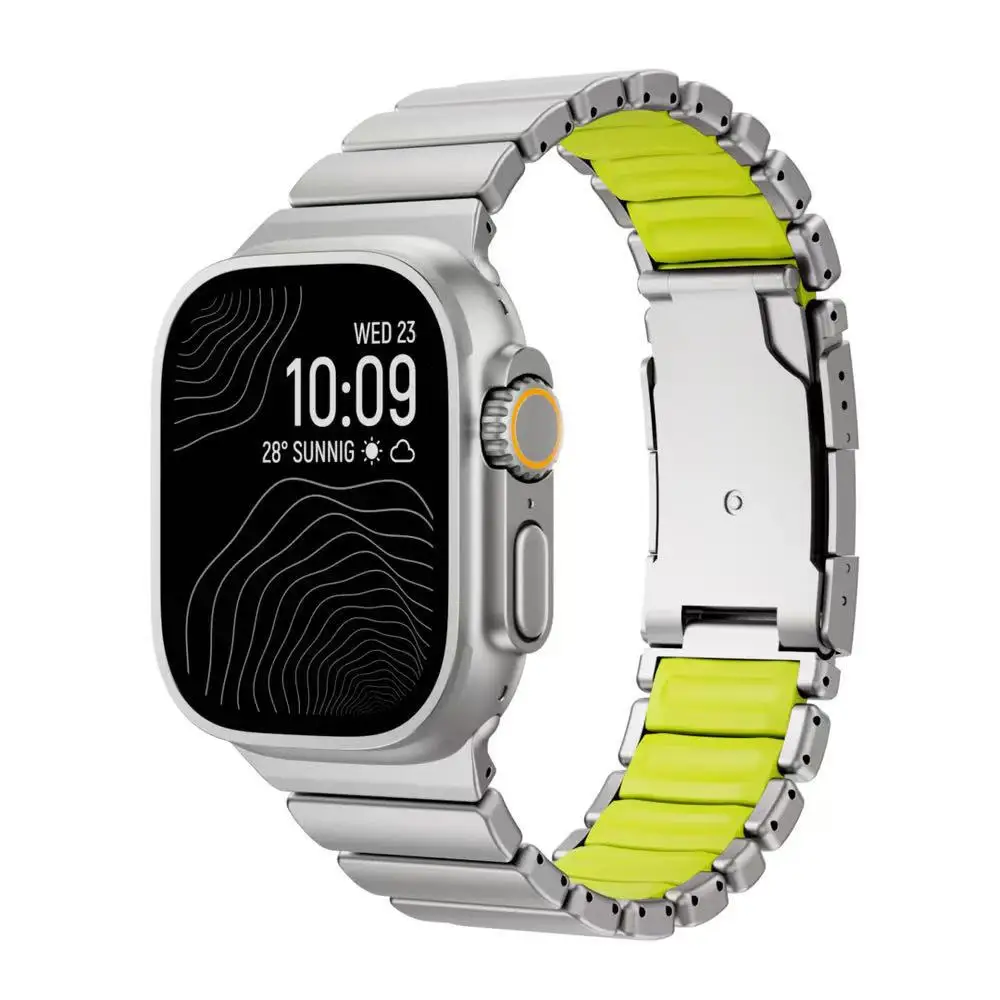 Titanium Silicone Magnetic Strap for Apple Watch Ultra 3/2 49mm thumbnail 12