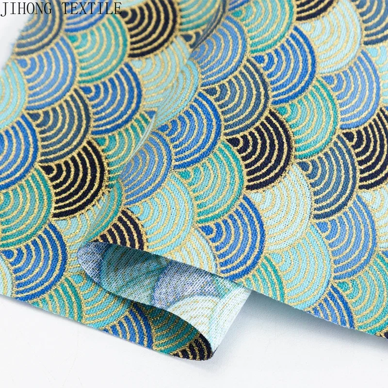 Japanese Kimono Print Cotton Fabric – 50x145cm 5