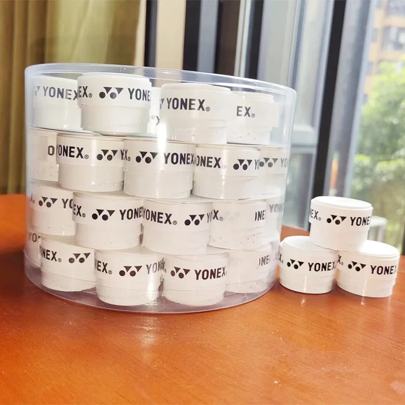 15/30/60pc Original Yonex Tennis Racket Overgrip Anti Slip Sweatband Grips Padel Shock Absorption Grip Tape Training Accessories