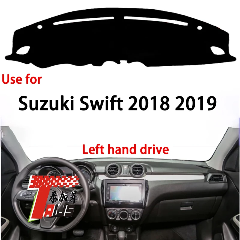 

TAIJS Factory Casual Simple Dust resistant Polyester Fibre dash covers for cars SUZUKI Swift 2018 2019 Left Hand drive