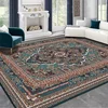 Persian Deluxe Ethnic Style Carpet for Living Room Blue Home Decor Bedroom Tea Table Rug Washable Short Plush Lounge Floor Mats 3