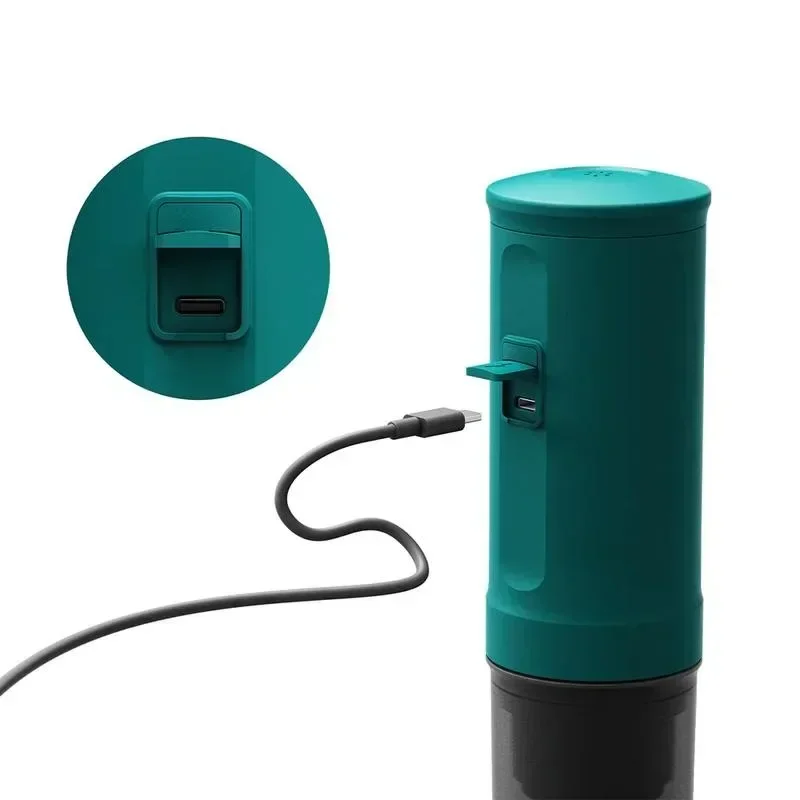 Outin Nano Portable Espresso Machine with Self-Heating, Mini Car Coffee Maker, Compatible with NS Capsule & Ground Coffee 4