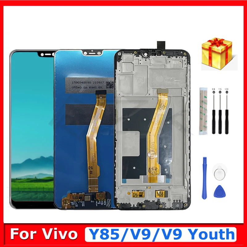 

6.3" For Vivo Y85 Y85A LCD Display Touch Screen 1727 1851 Tested Digitizer Assembly For Vivo V9 Youth Z1 Z1i Replacement Parts