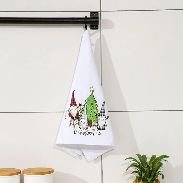 Kitchen Towel Lint-free Do the Dishes Merry Christmas Snowman
