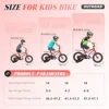 Children's 14/16/18 Inch Bike with Training Wheels and Dual Handbrakes for Ages 3-9