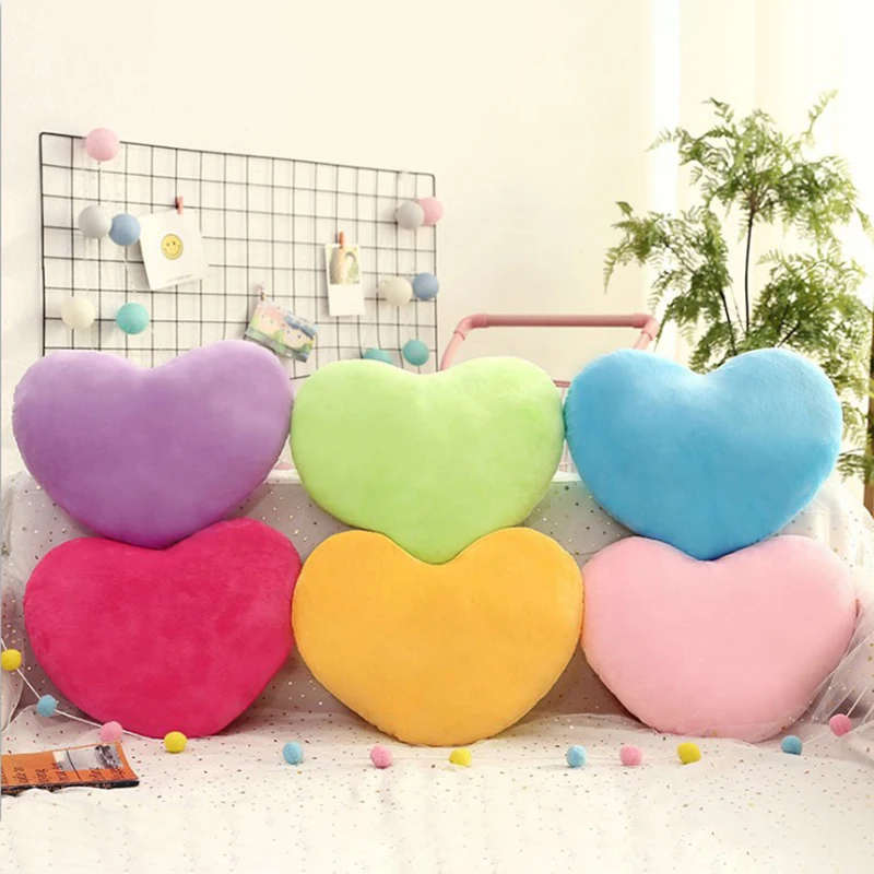 Love Pillow Cushion Heart Shape Throw Pillows Valentine Day Birthday Gift Home Bedroom Decoration Cushion Kids Gifts 쿠션 3