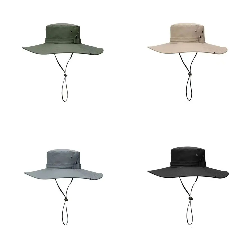Casual Wide Brim Western Cowboy Hat Beach Cap Climbing Hat Summer Sun Knight Sun Protection Cap Sunscreen Holiday