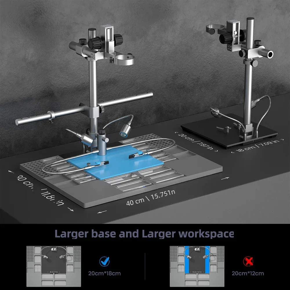 Andonstar 2024 New Trinocular 2000X UHD 2160P HDMI Digital Microscope AD246SM-Plus for PCB SMD Soldering for Phone Repair Tools 3