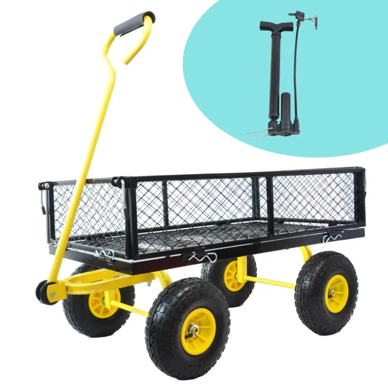 Heavy-Duty Multipurpose Cart &ndash;Effortless Firewood Transportation &ndash;Ideal for Garden and Outdoor Use &ndash;Durable and Easy To Maneuver