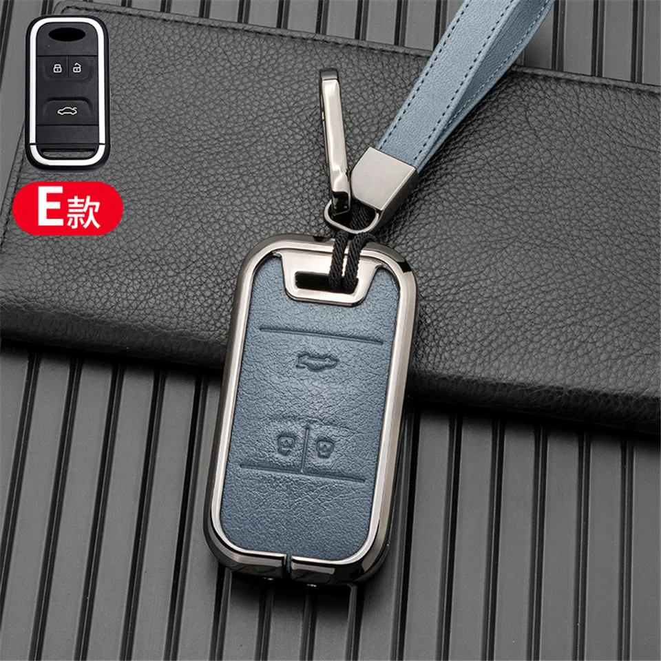 Cover per chiave/telecomando per Chery Tiggo 8 7 5X 2019 2020 Smart Keyless Remote Fob proteggi custodia portachiavi accessori per supporto auto-Styling - S882d95e0ba494d26aec7a0849a0155dea
