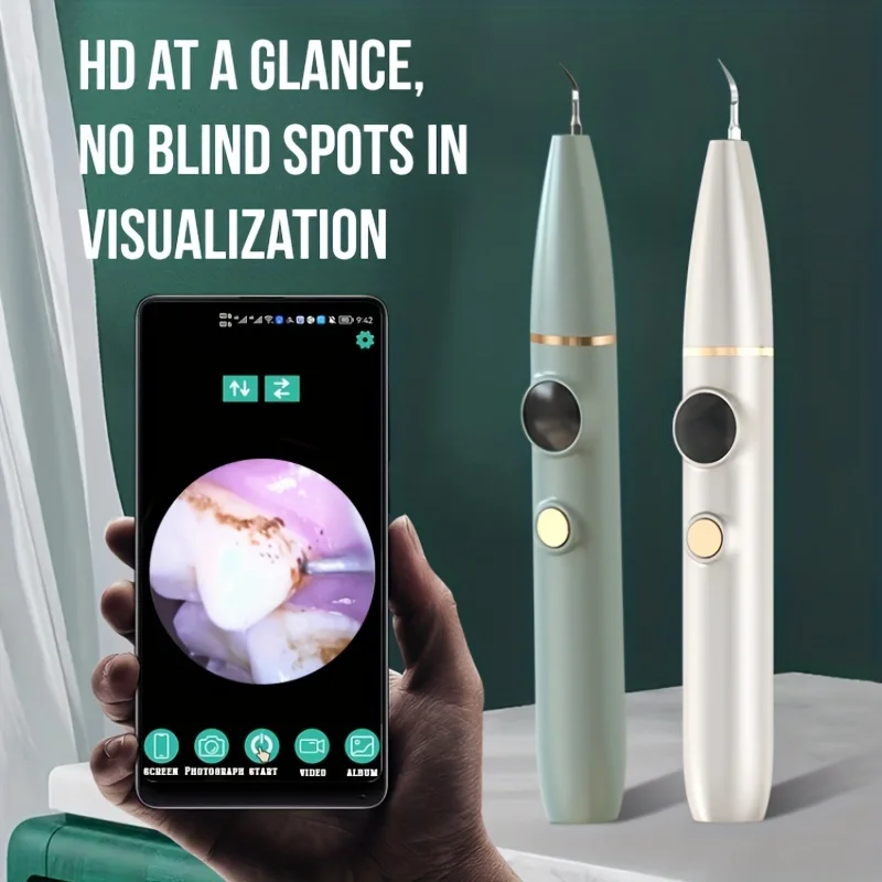 WiFi visible Ultrasonic Dental Calculus Remover Teeth Plaque Scaler Tartar Eliminator Electric Dental Tooth Stone Remover ultrasonic dental irrigator scaler tartar stain tooth calculus remover electric sonic teeth plaque cleaner stone removal clean