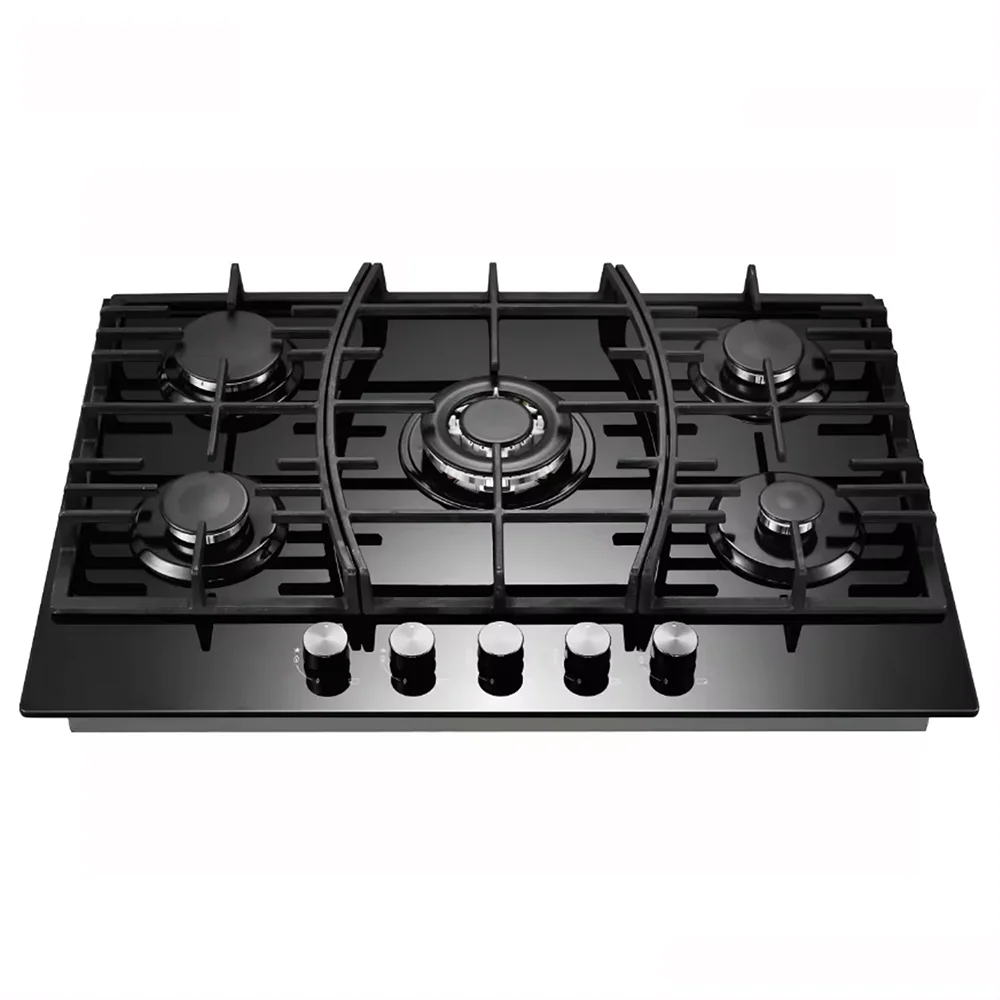Built-in Tabletop Gas Cooktop, 1 Electric Oven with 4 Burners, Multi-head Home Gas Cooktop, Home Kitchen