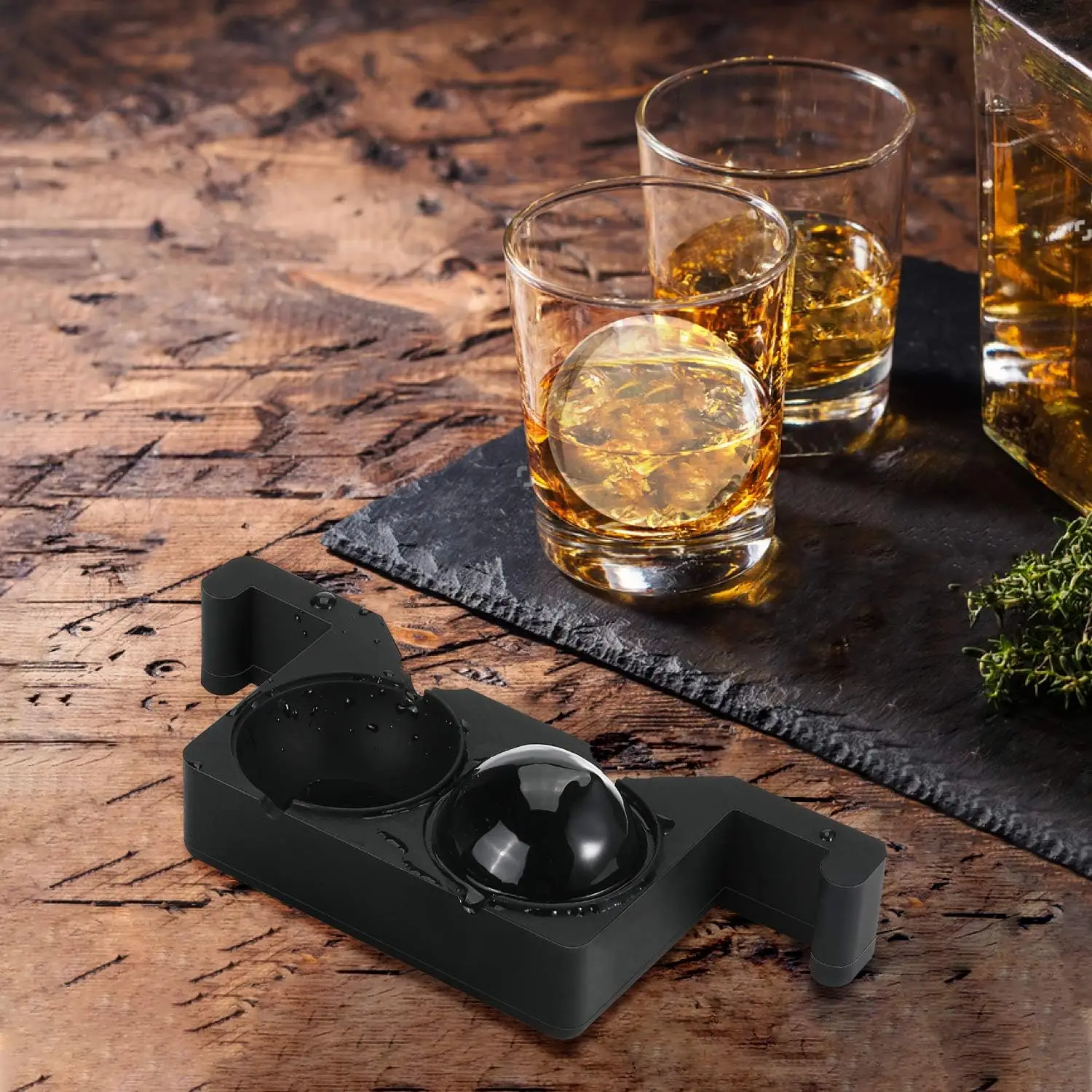 Crystal Clear Ice Ball Maker Ice Ball Press Spherical Whiskey Tray Mould  Bubble-Free Ice Cube Maker Diamond Skull Ice Box Mold