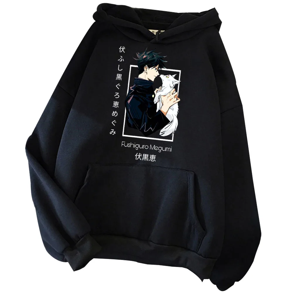 

Jujutsu Kaisen Anime Sweatshirt Fushiguro Megumi Anime Hoodie Anime Lover Gift Unisex Pullover Tops Streetwear