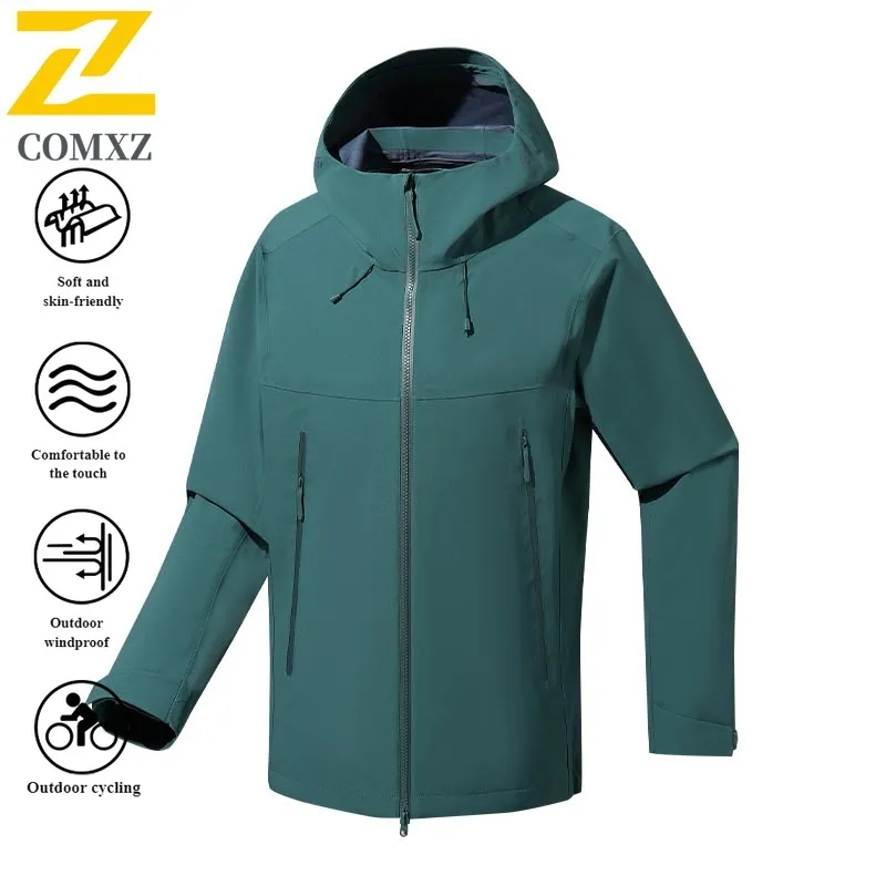 EiAO Jacket Couple's Hardshell  3-in-1 Defense Windproof Waterproof Spring Summer Outdoor Coat for Hiking Camping Fishing 2025