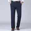2pcs Big Size Men's Business Pants Plus Size 40-52 95-155kg Formal Work Long Pants Elastic Waist Suit Pants Casual Trousers 5
