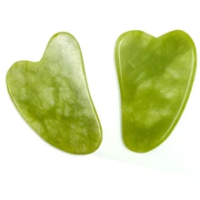 

Natural Jade Face Massager Gua Sha Stone Face Guasha Masaje Facial Board Acupoint Eye Care SPA Massager Tool massage visage