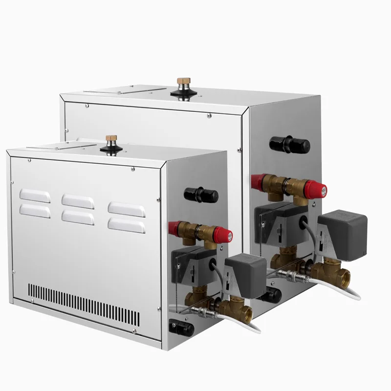 מכונת סאונה לחדר אמבטיה בעוצמת 9KW עם מחולל ספא למקלחת בבית עם בקר LED עמיד למים