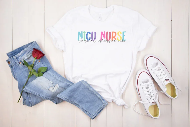 

Intensive Care Unit Nurse Shirt NICU Nursing Student T Shirt graphic t shirts woman tshirts y2k aesthetic tops