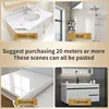 20M Marble Self Adhesive Waterproof Wallpaper for Kitchen Cabinet Oil Proof Mould Proof Modern Style Bathroom Decoration Wall 6