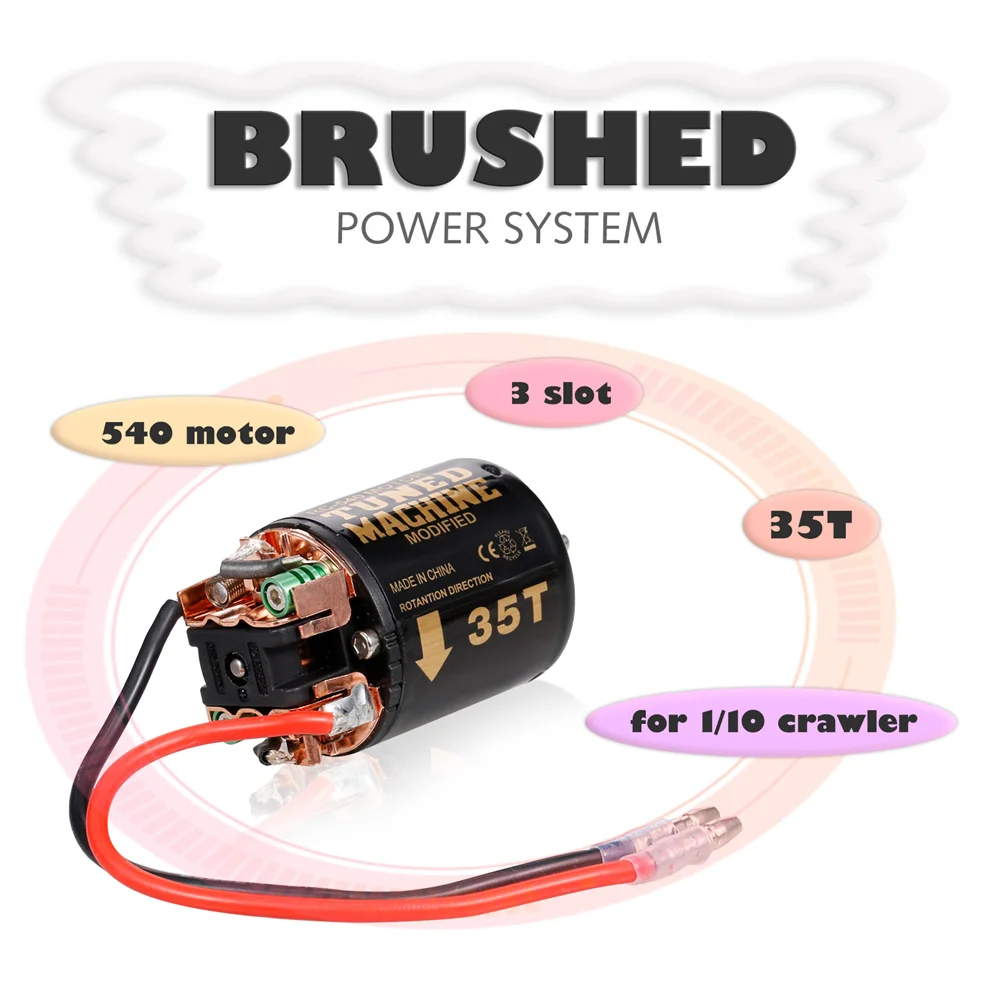 Motore RC 540 13T-80T per Auto 1/10, Alte Prestazioni