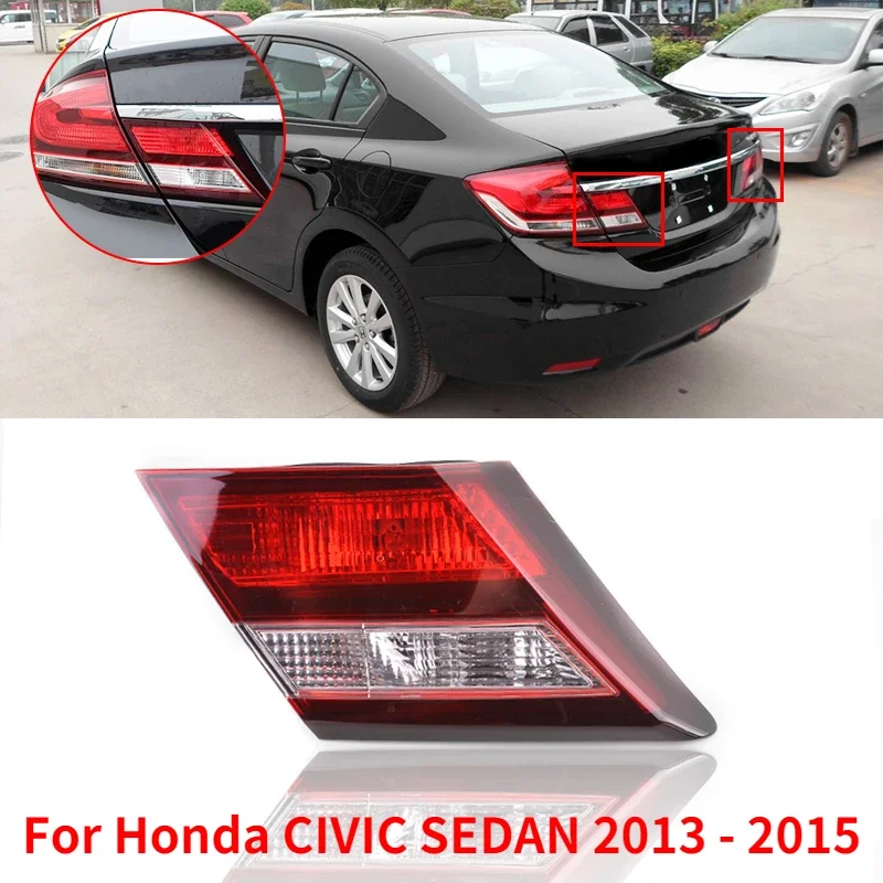 

Задний фонарь заднего бампера Kamshing, задний фонарь для Honda CIVIC SEDAN 2013-2015, задний фонарь заднего фонаря, задние фонари, задние фонари