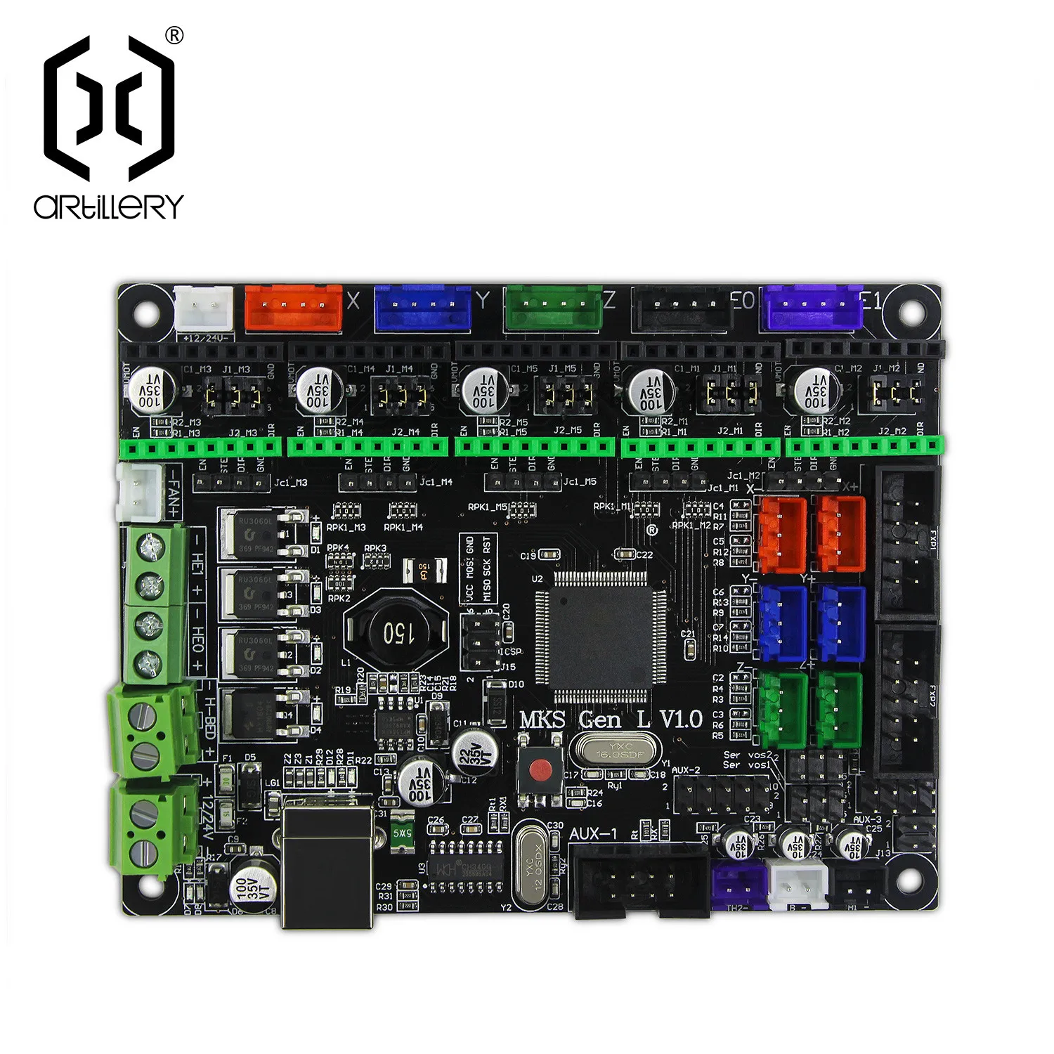 Artilharia 3d Impressora Sidewinder x1 e Genius Placa Placa Placa de Cabo Pcb Kit Peças de Impressora 3d com Firmware