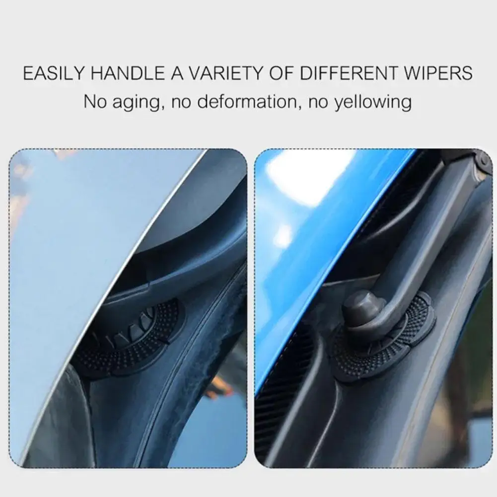 

Car Windshield Wiper Arm Protector Cover Dustproof Leaves Accessories Silicone Blades Pad Auto Protective Prevent Covers M3G2
