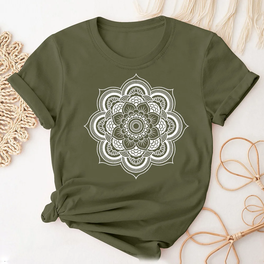 

Women's Printed T-shirt Loose And Comfortable Short Sleeved Summer Round Neck Clothing Dating Elegant Top Women's Party T-shirt